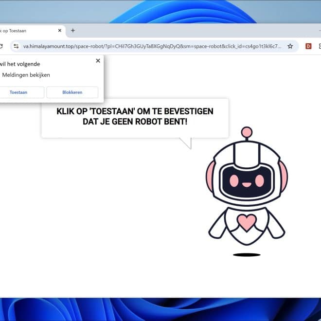 Hoe verwijder je Himalayamount.top?