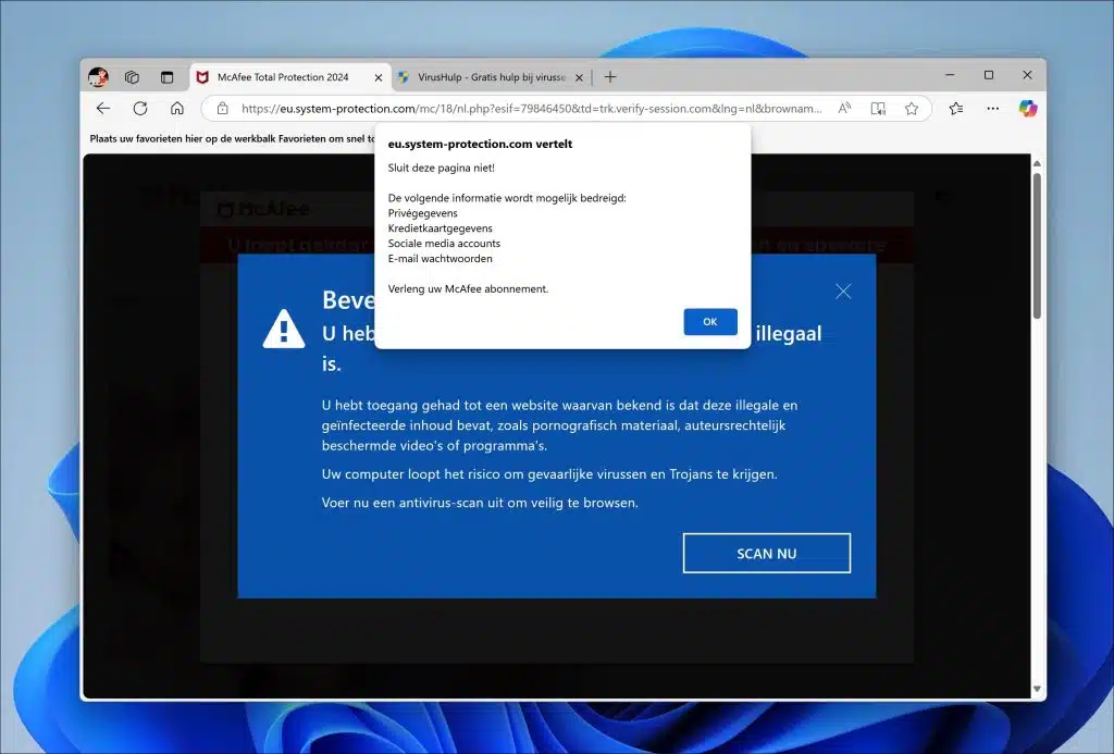 security-notification.co.in virus melding