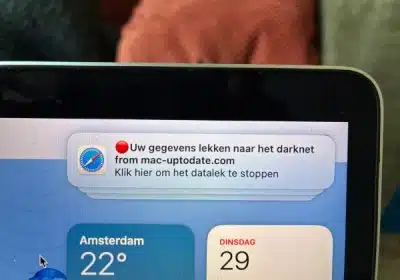 mac-uptodate virus melding