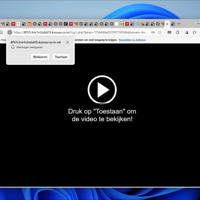 Koouur.co.in verwijderen