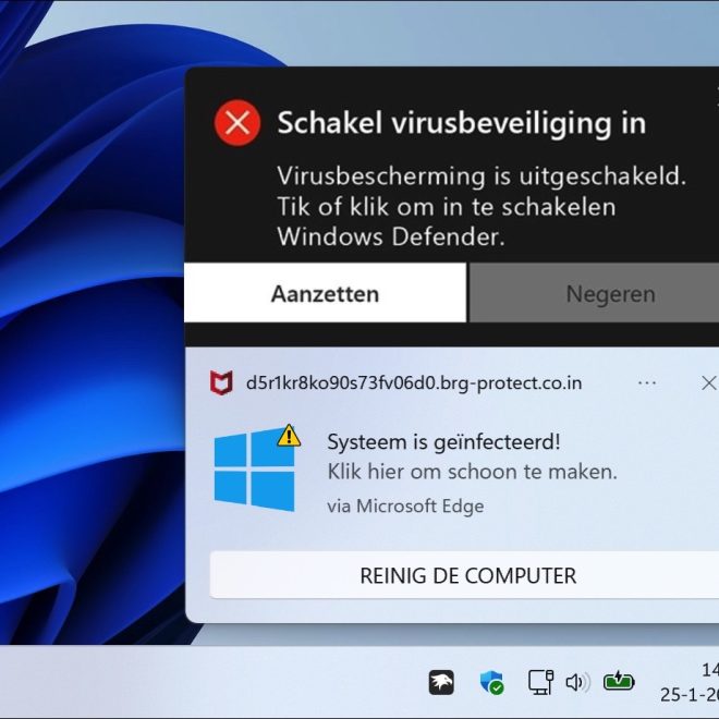 Uw computer is geïnfecteerd – klopt deze melding?