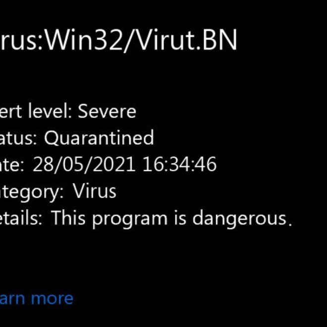 Wat is Win32/Virut en verwijder je het?