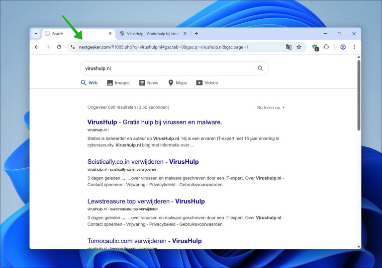 Nextgeeker.com verwijderen (Stap voor stap gids)